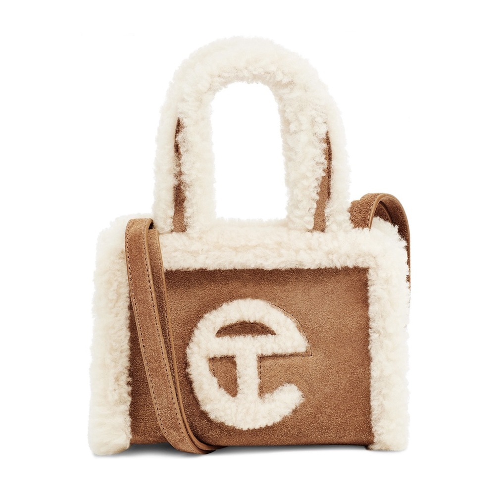 UGG x Telfar small shopper bag in chestnut